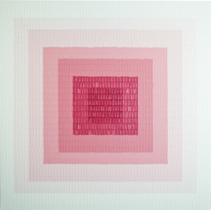 Pixel Pink Geo